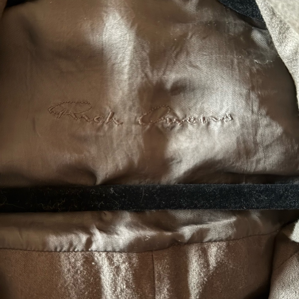 Rick Owens Leather Women's Biker Jacket - Picture 3 of 6